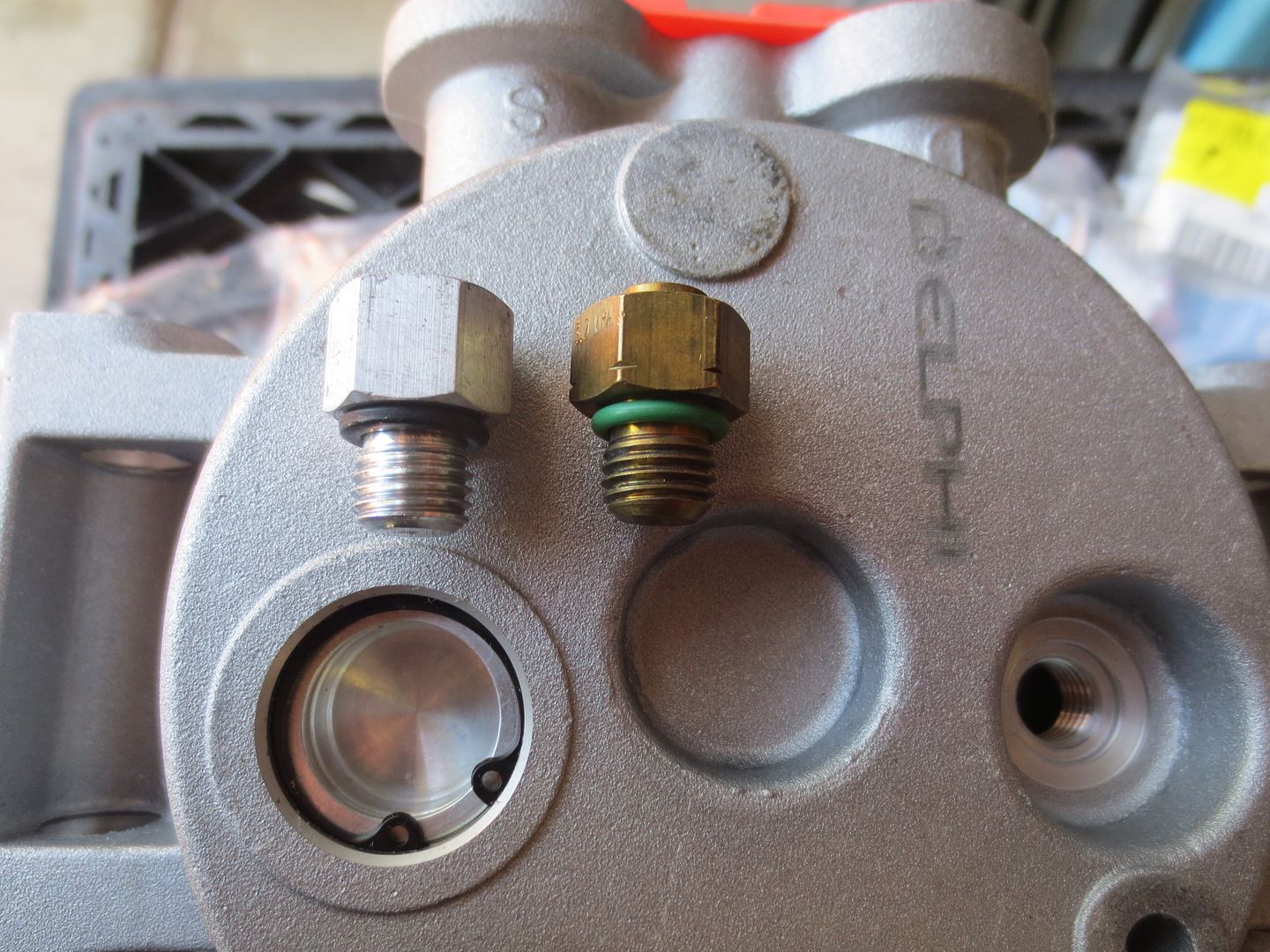 • pressure relief valve